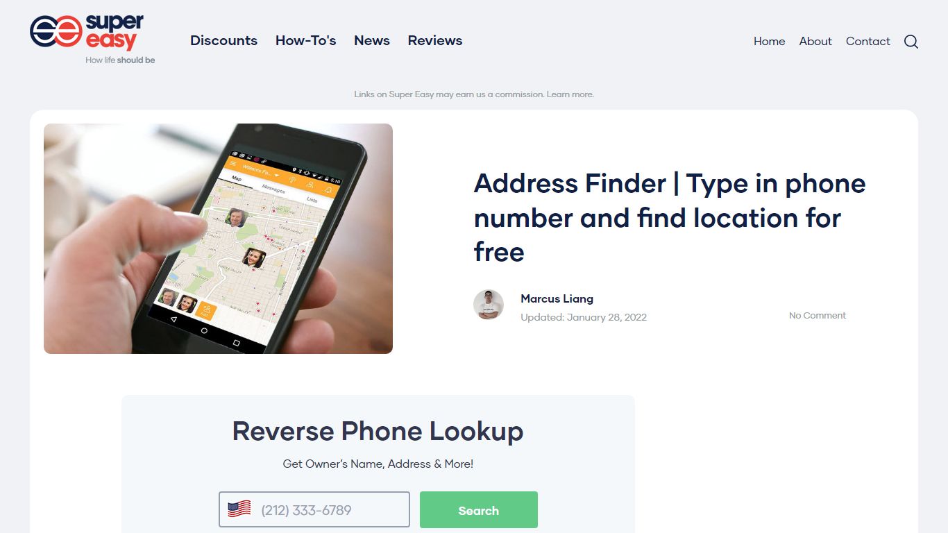 Address Finder | Type in phone number and find location for free